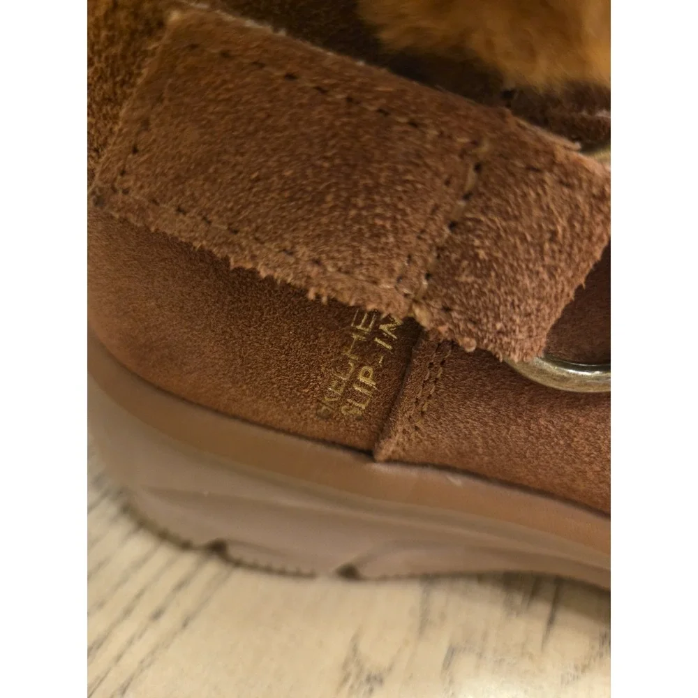 Skechers Slip-Ins Boots Easy Going Casually Perfect Women's 8M Brown Chestnut